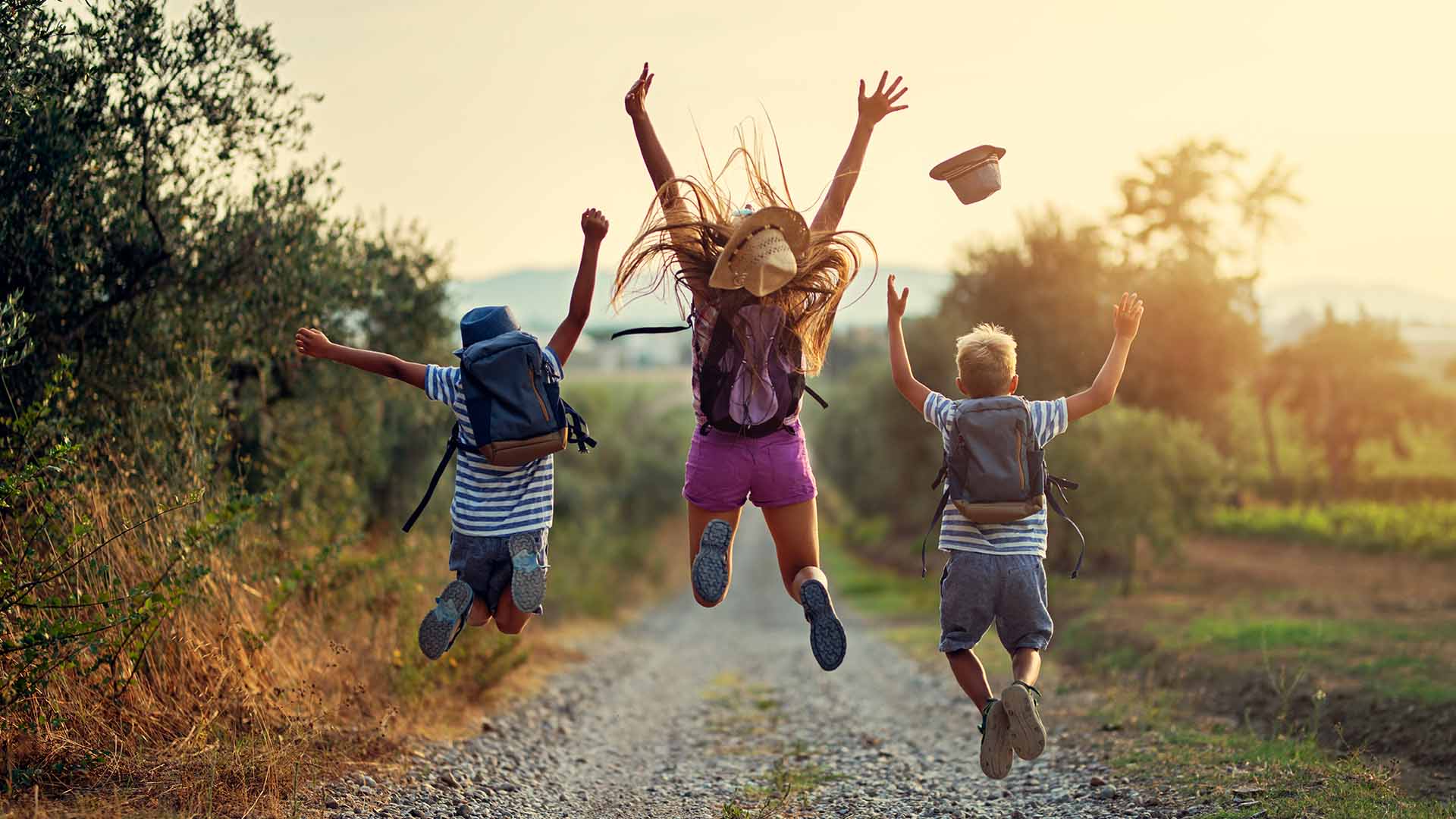 Image of kids jumping